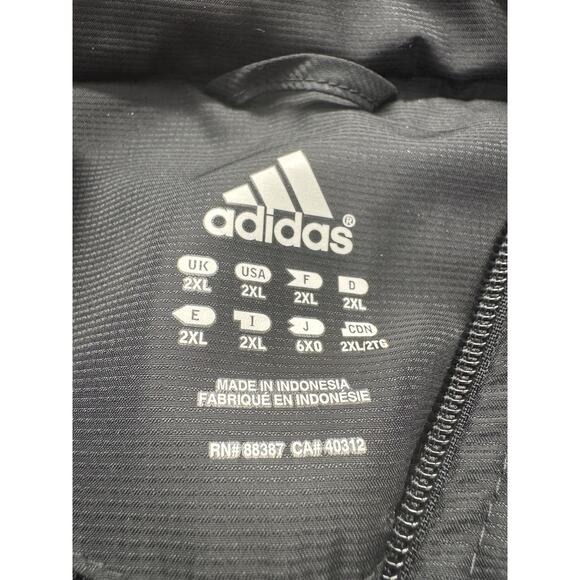 Adidas Climacool Track Suit Jacket 2XL with Jogging Pants XL Black White Stripes - Picture 11 of 16